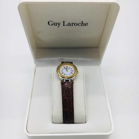 guy laroche square watch